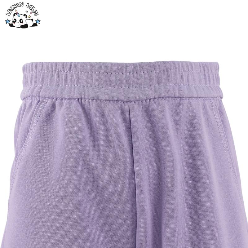 Customized Colors Cotton Toddler Jogger Pants Sweatpants Girls Sweet Sweatpants