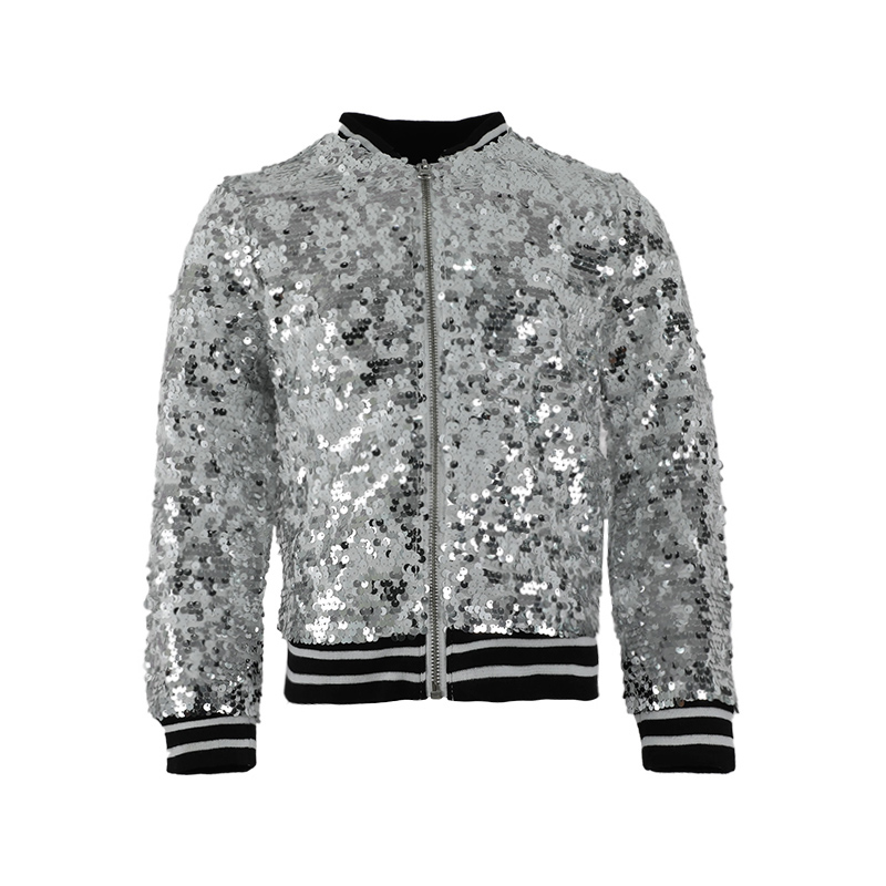 Custom Kids Sequin Jacket Bomber Coat