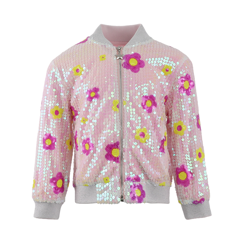 Custom Girls Sequin Daisy Jacket