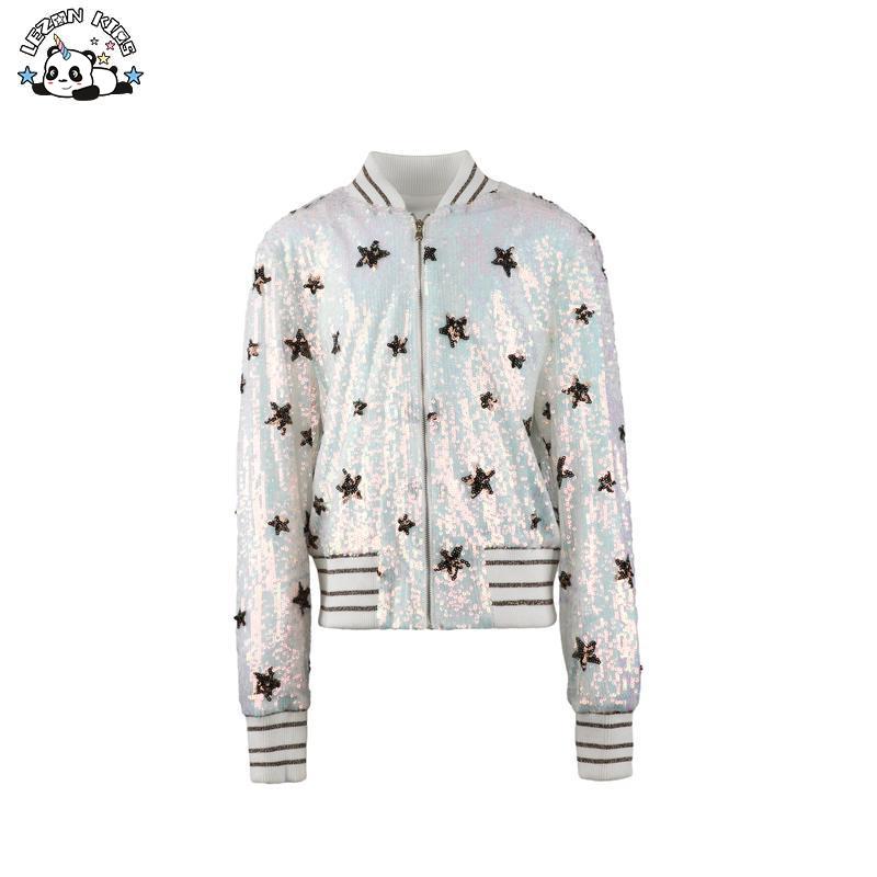 Children’s Clothing Sequined Bomber
