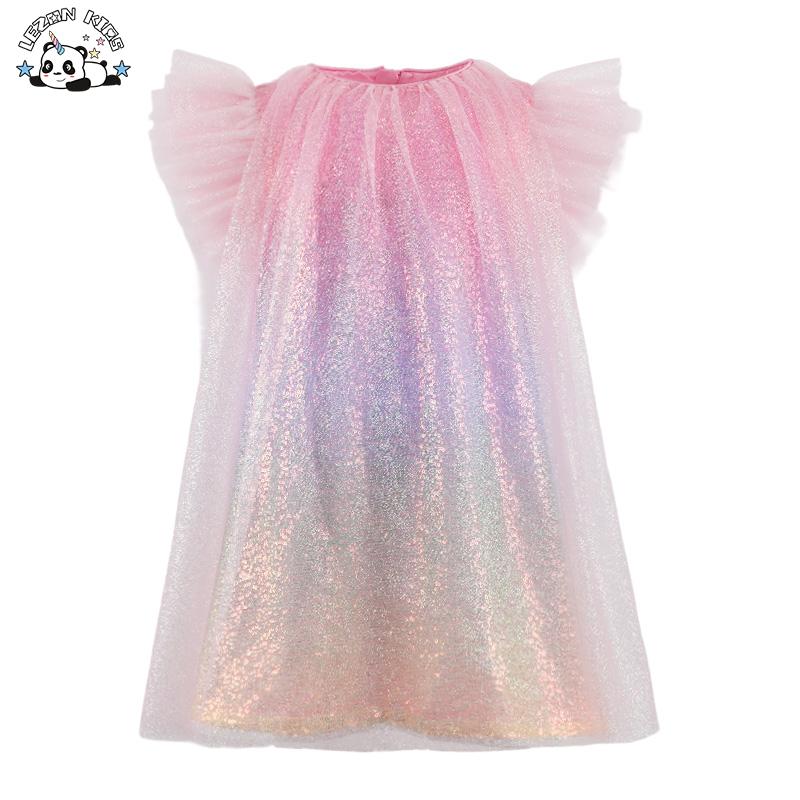 OEM Custom Designs Girls Sequin Princess Dress