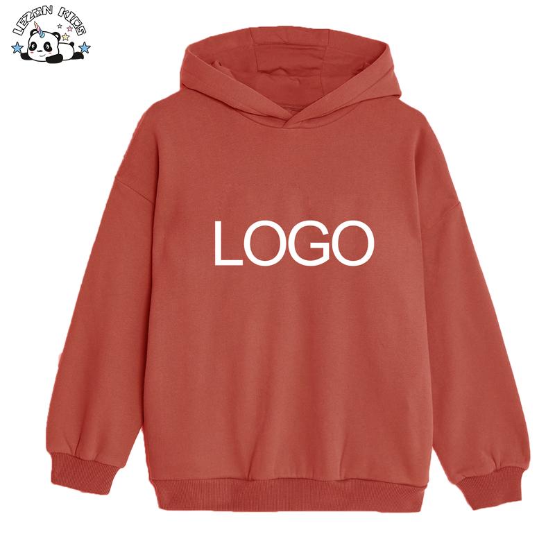 Custom Kids Hoodies Kid Full Cotton Kids Clothes Sweatshirt for Boys Girls Children Hoodies