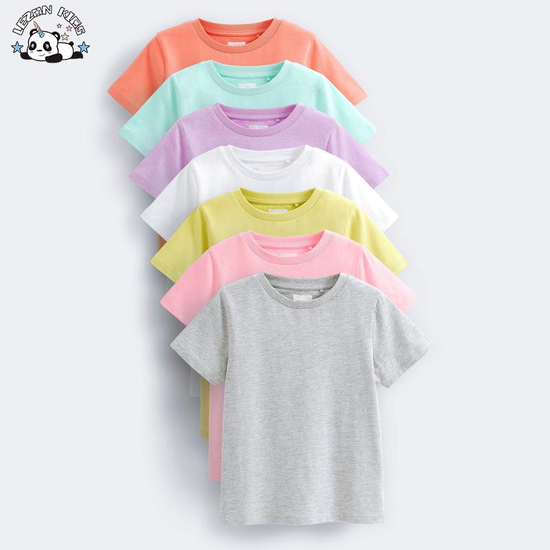 Factory Sale Unisex Custom Pastel Colored Kids Toddlers Sublimation Cotton Polyester T Shirts