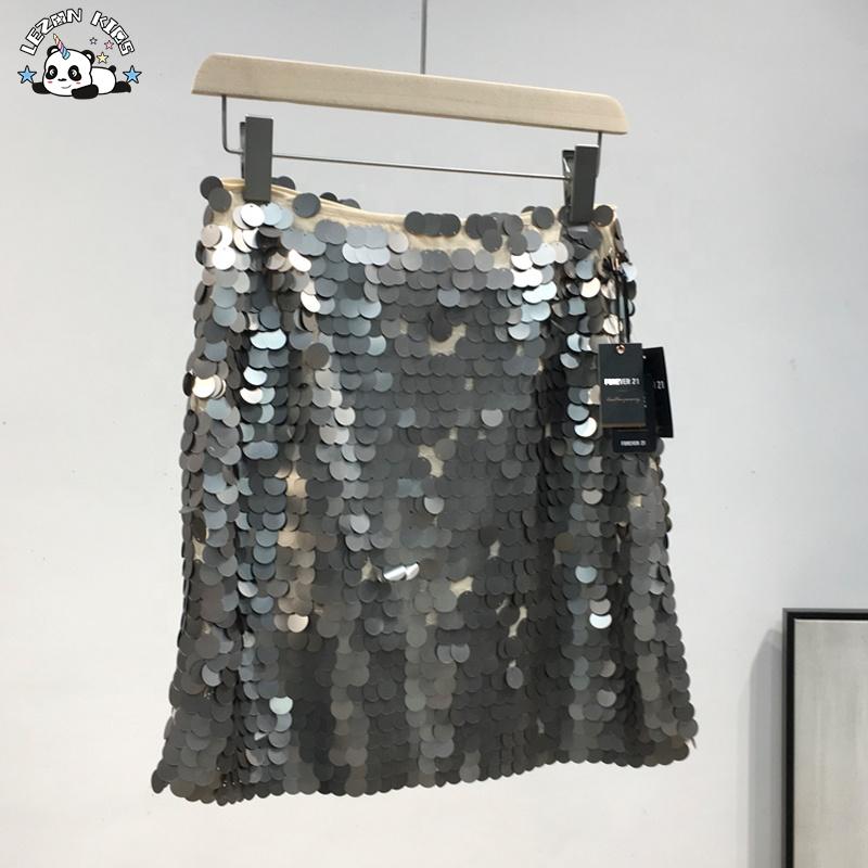 Custom Flip Sequin Girls Skirts Rainbow Sequin Kids Skirt Girls Skirt for 2-12Years