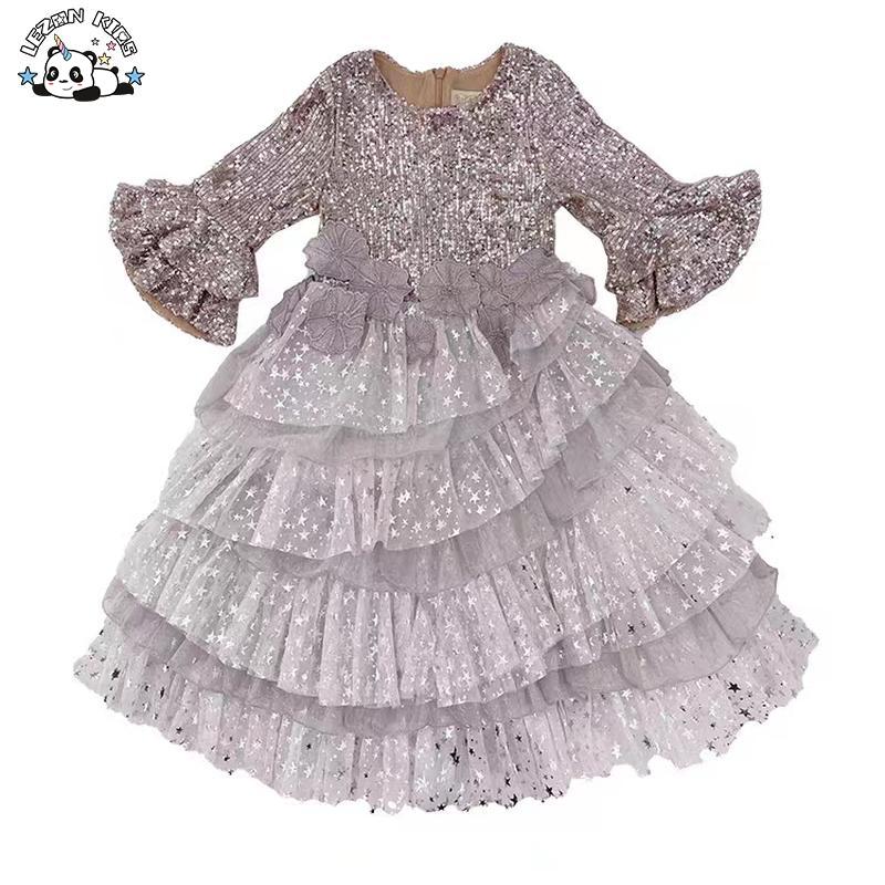 Customizable New Fashion Fancy Sequined Girl Dress