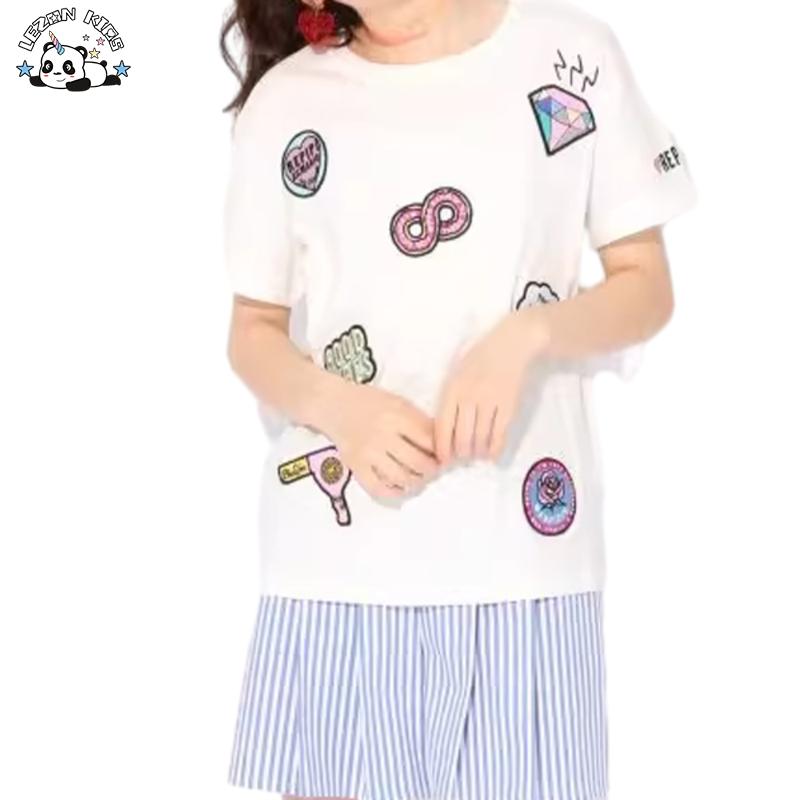 Custom Patches Breathable Cotton T Shirt