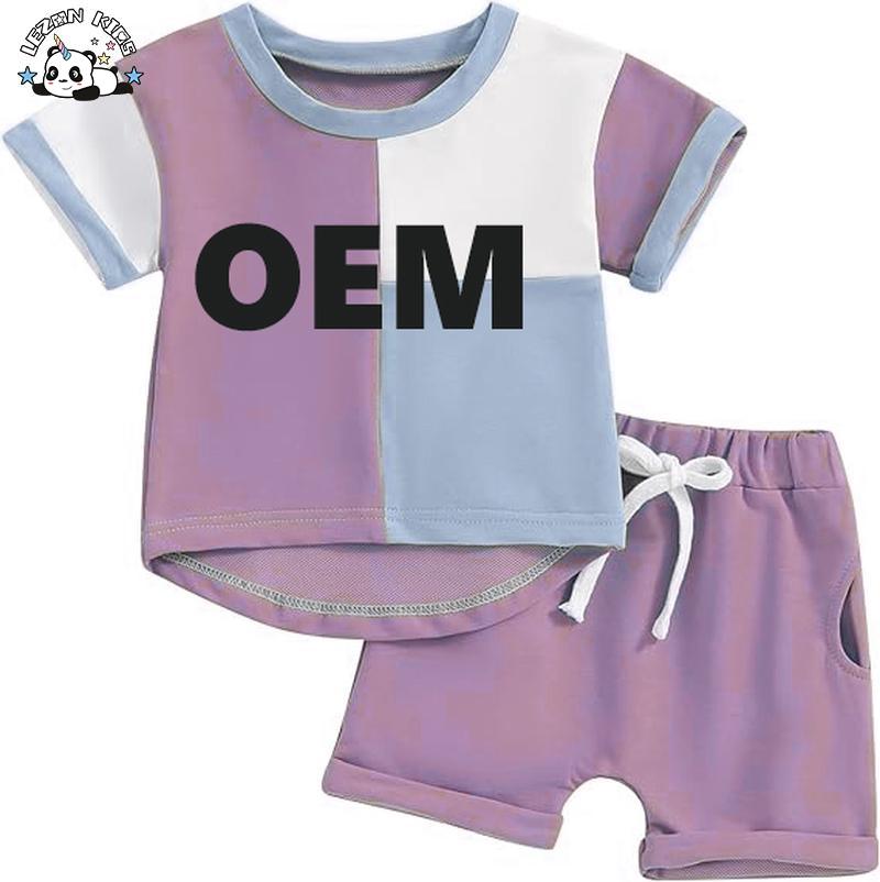 Customizable Summer Boy Clothes Toddler Boy Outfits