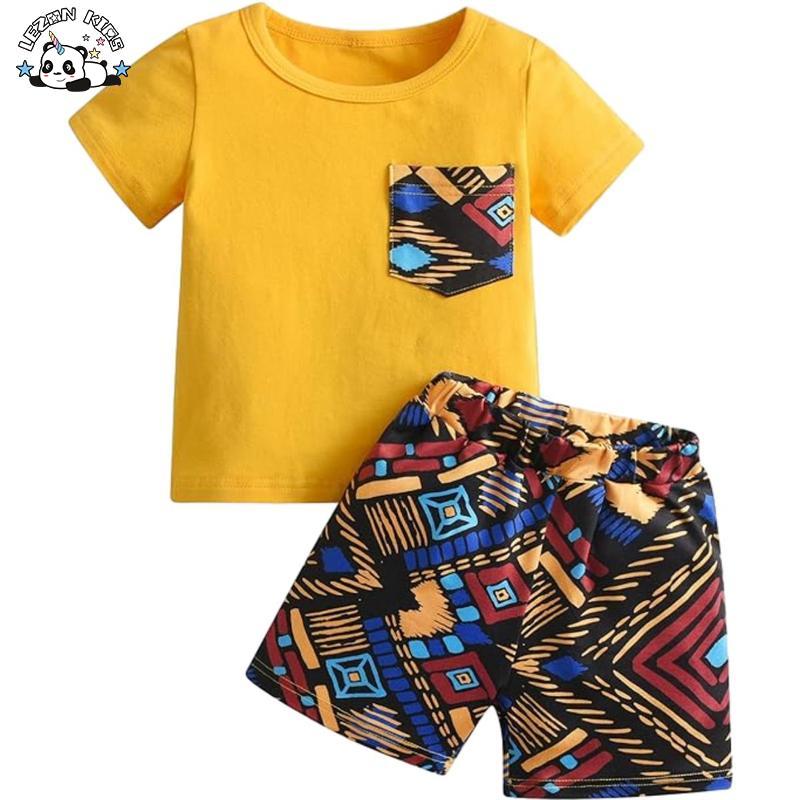 Customizable Summer Holiday Kids Clothes Set