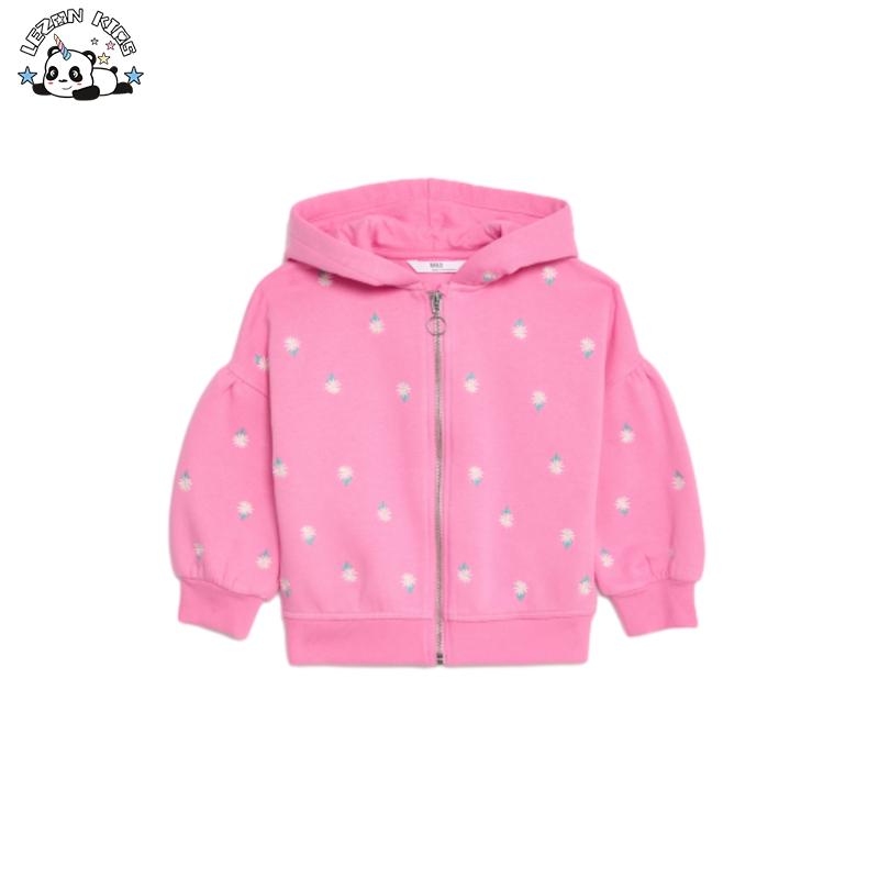 Custom Designs Trendy Zipper Hoodie with Hood Boys Girls Kids Jacket