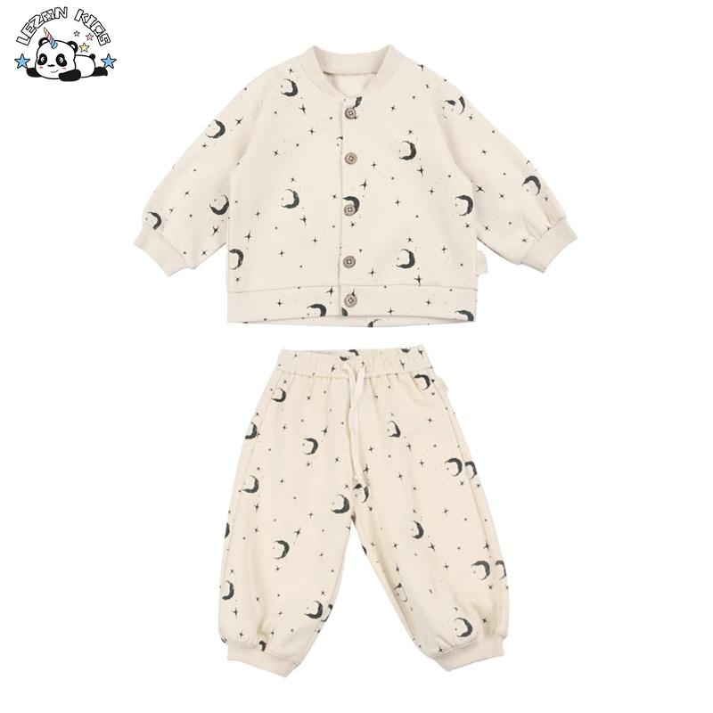 Most Popular Printed Custom Boys 2 Pieces Loungewear Kids Autumn 3-5 Years Little Girls Clothing Sets