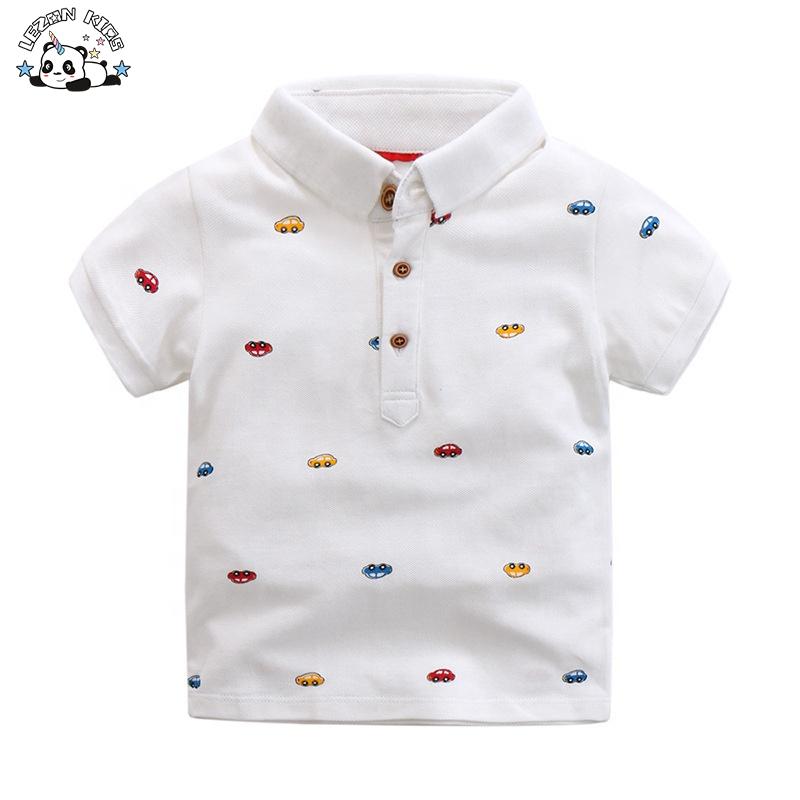 Little Boys t Shirt Children’s Printing Car Summer Shirts