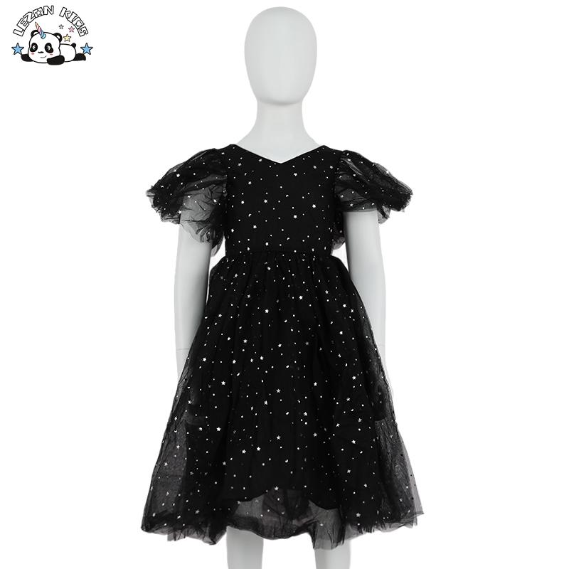 Latest Style Summer Performances Girls Dress Tulle Sleeves Princess Tulle Dresses
