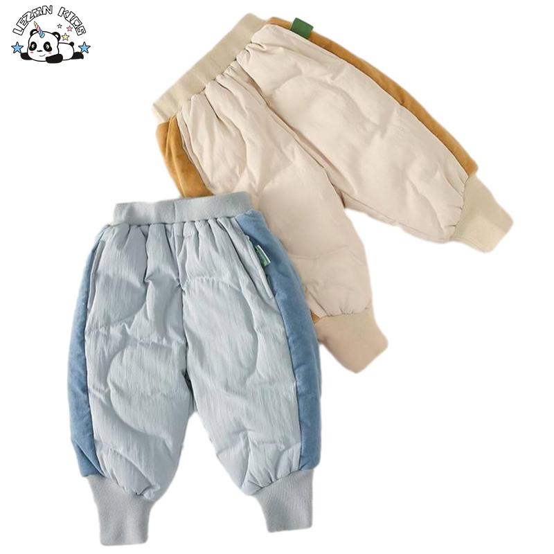 Customized Winter Children Warm Pants Unisex Little Girls and Boys Down Pants 2 to 8 Years
