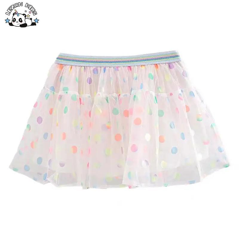 Customizable Colorful Elegant Summer Girls Kids Tutu Skirts Short Cotton Straight Dress Lace Skirts for 2-14T Children
