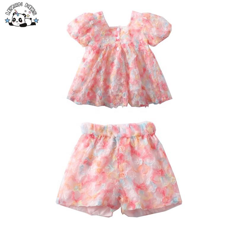 Girls’ Super Immortal Petal Lace Two Piece Set