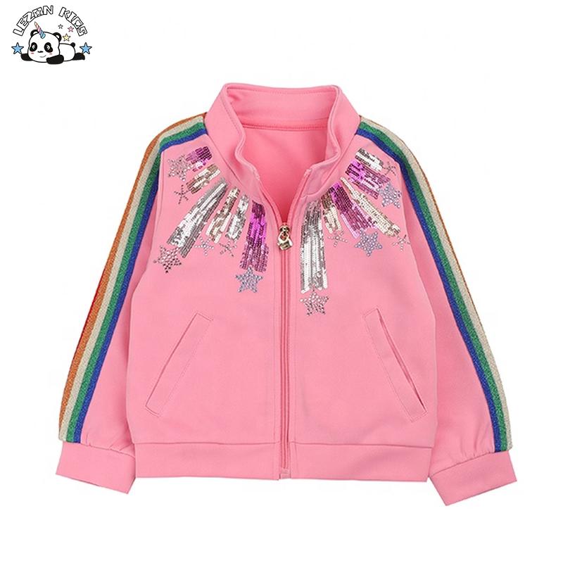 Sequin Shooting Stars Fleece Jacket