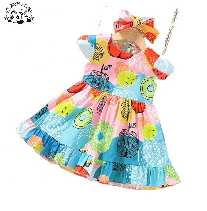 Fruit Print Casual Dress
