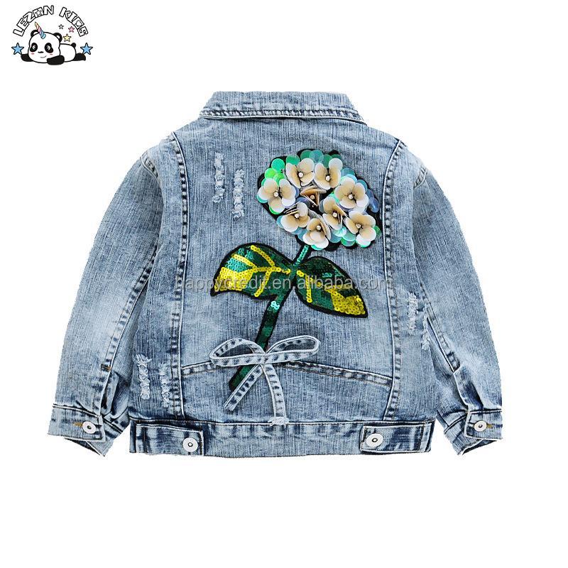 Customizable Jean Jacket Kids Denim Jacket
