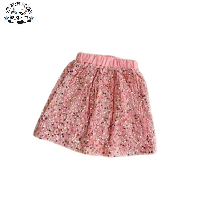Customizable New Product Explosion Cute Shining Sequin Cute Skirt Set Girls Fancy Skirts Skirt for Girls
