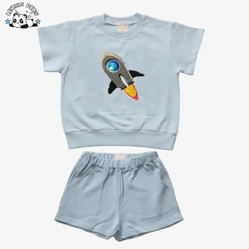 Explosion T-Shirt and Shorts for Little Boys