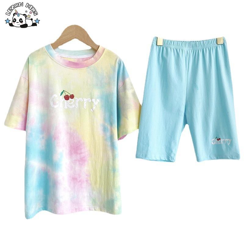 Customizable New Short Sleeve Tie Dyed Biker Sport Suit