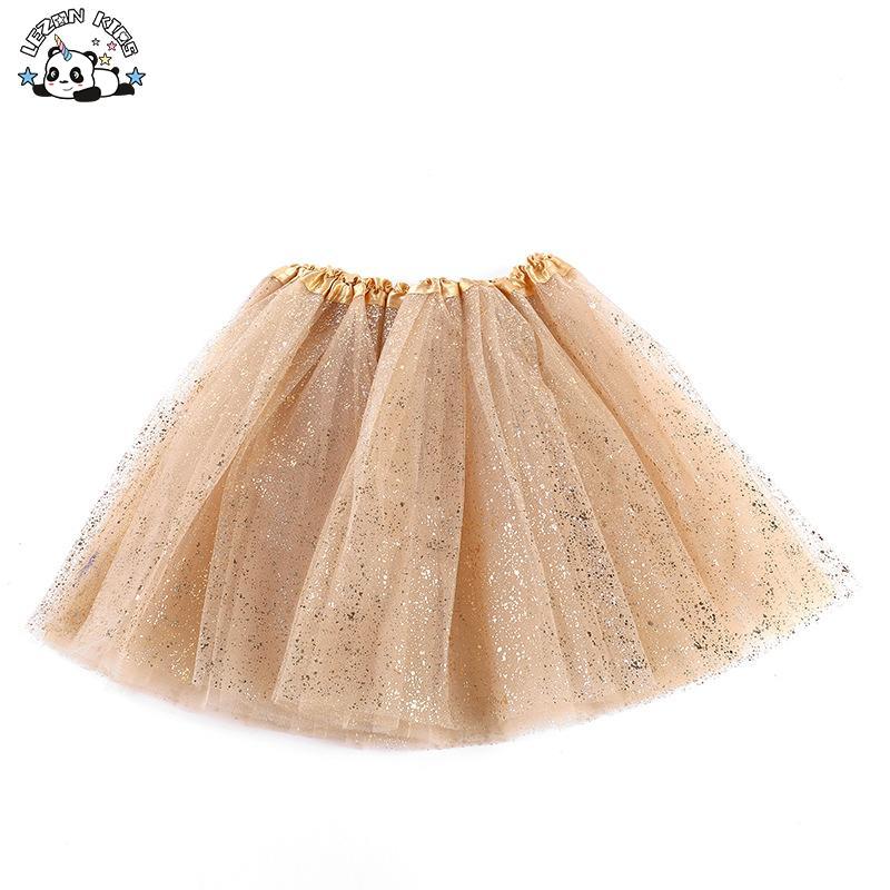 Customizable Gilded TUTU Dance Tutu Skirt Mesh Princess Skirt Popular Short Skirt for Children 2-14T