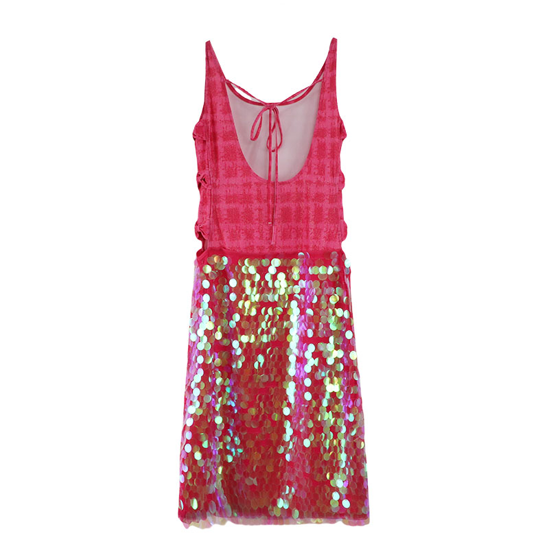 Girls’ Sequin-Patched Sleeveless Sundress